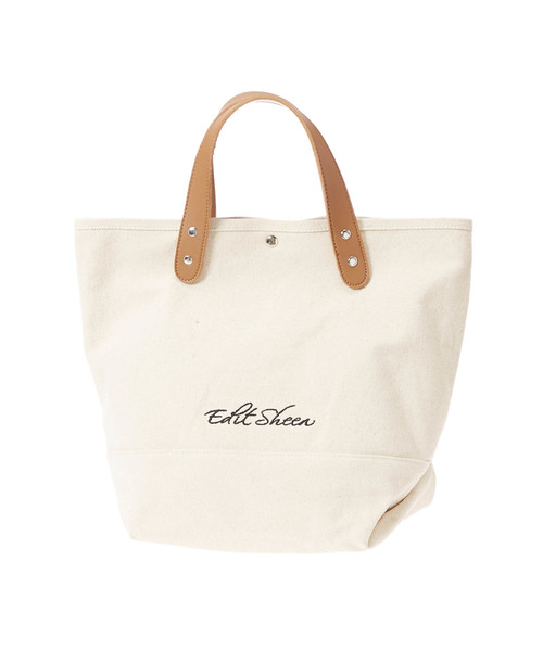 Edit Sheen(エディットシーン)の「エンブロイダリーロゴキャンバストート(トートバッグ・レディース・ブラック/その他/オフホワイト・FREE)」の14枚目の写真