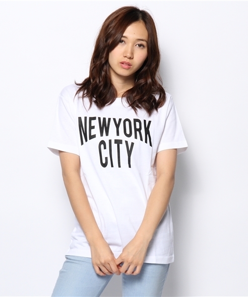 Kastane（カスタネ）の「【Kastane】NYCTシャツ（Tシャツ/カットソー・レディース・グレー/ホワイト/ブラック・FREE）」の12枚目の写真