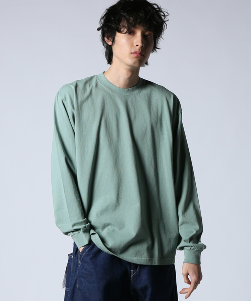 JOURNAL STANDARD(ジャーナルスタンダード)の「【LA APPAREL / ロサンゼルスアパレル】 6.5oz Long Sleeve Garment Dye(Tシャツ/カットソー・メンズ・ブラック/ベージュ/ライトイエロー/サックスブルー/サファリグリーン/ライトグレー/レッド/ホワイト・SMALL/MEDIUM/X-LARGE/LARGE)」の5枚目の写真