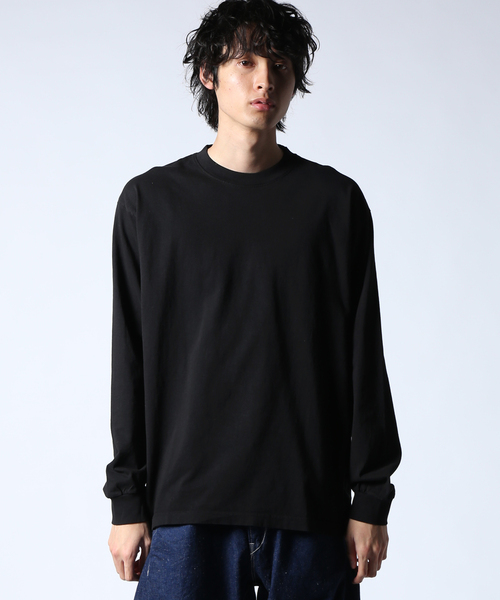 JOURNAL STANDARD(ジャーナルスタンダード)の「【LA APPAREL / ロサンゼルスアパレル】 6.5oz Long Sleeve Garment Dye(Tシャツ/カットソー・メンズ・ブラック/ベージュ/ライトイエロー/サックスブルー/サファリグリーン/ライトグレー/レッド/ホワイト・SMALL/MEDIUM/X-LARGE/LARGE)」の3枚目の写真