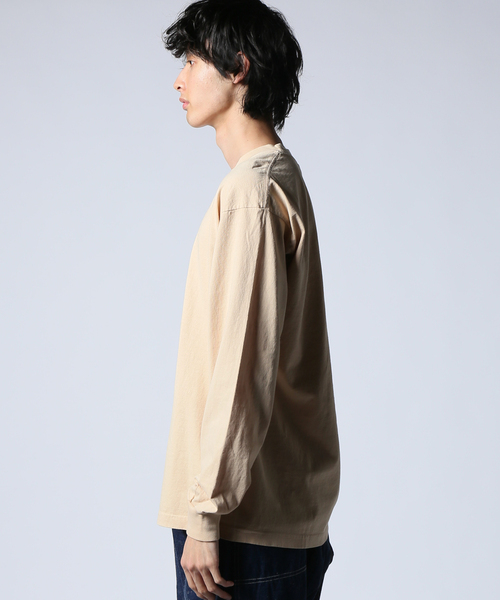 JOURNAL STANDARD(ジャーナルスタンダード)の「【LA APPAREL / ロサンゼルスアパレル】 6.5oz Long Sleeve Garment Dye(Tシャツ/カットソー・メンズ・ブラック/ベージュ/ライトイエロー/サックスブルー/サファリグリーン/ライトグレー/レッド/ホワイト・SMALL/MEDIUM/X-LARGE/LARGE)」の10枚目の写真