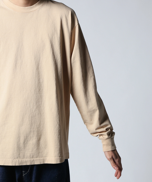 JOURNAL STANDARD(ジャーナルスタンダード)の「【LA APPAREL / ロサンゼルスアパレル】 6.5oz Long Sleeve Garment Dye(Tシャツ/カットソー・メンズ・ブラック/ベージュ/ライトイエロー/サックスブルー/サファリグリーン/ライトグレー/レッド/ホワイト・SMALL/MEDIUM/X-LARGE/LARGE)」の14枚目の写真