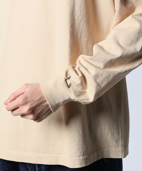 JOURNAL STANDARD(ジャーナルスタンダード)の「【LA APPAREL / ロサンゼルスアパレル】 6.5oz Long Sleeve Garment Dye(Tシャツ/カットソー・メンズ・ブラック/ベージュ/ライトイエロー/サックスブルー/サファリグリーン/ライトグレー/レッド/ホワイト・SMALL/MEDIUM/X-LARGE/LARGE)」の15枚目の写真
