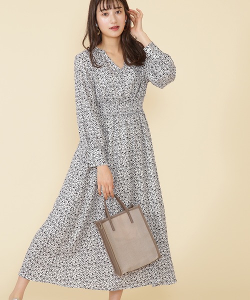 ハイウエストシャーリングマキシワンピース ワンピース N N ワンピース Natural ワンピース Beauty Beauty Basic エヌエヌナチュラルビューティーベーシック のファッション
