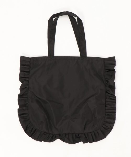 I am I in fact...（アイアムアイインファクト）の「_ナイロンフリルBAG     Ｌサイズ（トートバッグ・レディース・グレー/ブラック/アイボリー/ベージュ系その他・FREE）」の15枚目の写真