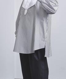 THE RERACS ザリラクス ストライプロングシャツ THE RERACS（ザ・リラクス）の「＜THE RERACS （ザ リラクス