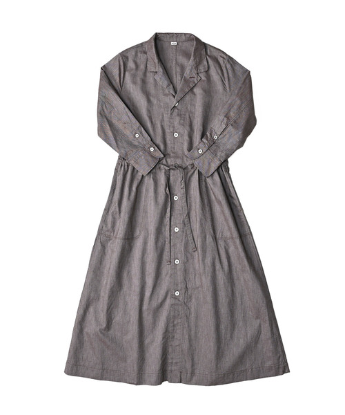 業界最安値挑戦中 45r フォーティファイブアール のファッション ワンピース ドレス シャツワンピース オックスフォードのシャツドレス シャツワンピース シャツワンピース