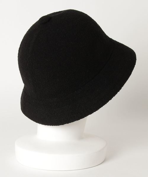KANGOL（カンゴール）の「WEGO/KANGOL Bermuda Casual（ハット・メンズ・ブラック/ホワイト・FREE）」の3枚目の写真
