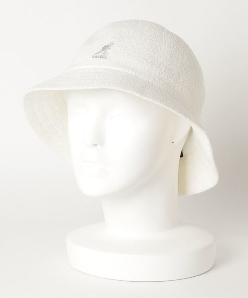 KANGOL（カンゴール）の「WEGO/KANGOL Bermuda Casual（ハット・メンズ・ブラック/ホワイト・FREE）」の5枚目の写真