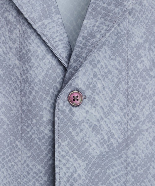 WYM LIDNM(ウィム バイ リドム)の「PYTHON DRAPE OPEN COLLAR SHIRT(シャツ/ブラウス・メンズ・グレー系その他/ブラウン系その他/グレー系その他2/ブラウン系その他2・M/L/S)」の10枚目の写真