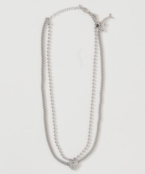 WEGO（ウィゴー）の「WEGO/2連モチーフネックレス（ネックレス・レディース・シルバー/ゴールド・FREE）」の7枚目の写真