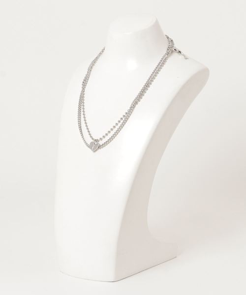 WEGO（ウィゴー）の「WEGO/2連モチーフネックレス（ネックレス・レディース・シルバー/ゴールド・FREE）」の9枚目の写真