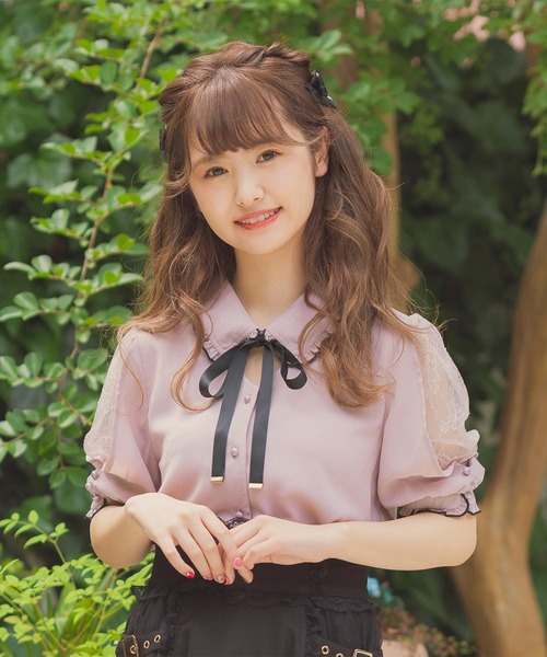 ROJITA（ロジータ）の「配色メロー5分袖BL（シャツ/ブラウス）」 - WEAR