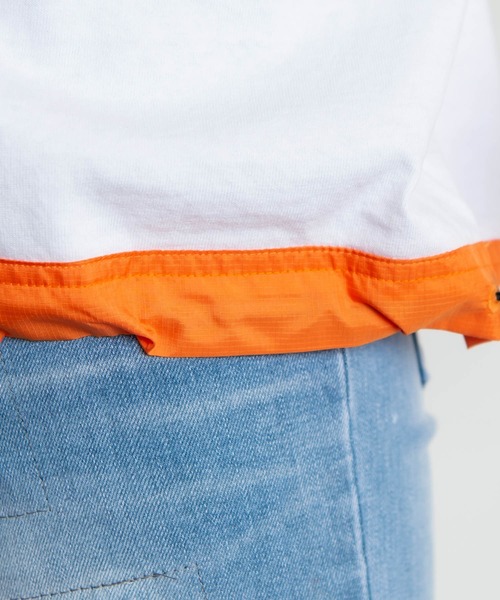 #Re:room（リルーム）の「ナイロンポケットビッグTシャツ（Tシャツ/カットソー・メンズ・ブラック/ネイビー/ホワイト・SMALL/MEDIUM）」の15枚目の写真