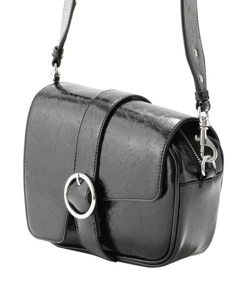 EMODA（エモダ）の「アシンメトリーボディバッグ（ショルダーバッグ・レディース・ブラック/ブラウン/カーキ・FREE）」の12枚目の写真