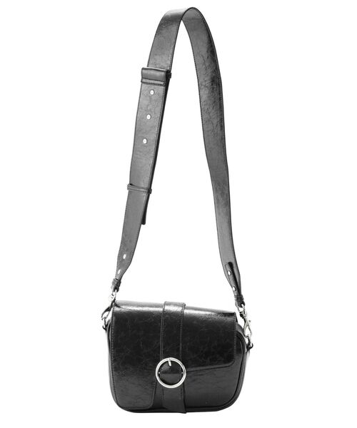 EMODA（エモダ）の「アシンメトリーボディバッグ（ショルダーバッグ・レディース・ブラック/ブラウン/カーキ・FREE）」の6枚目の写真