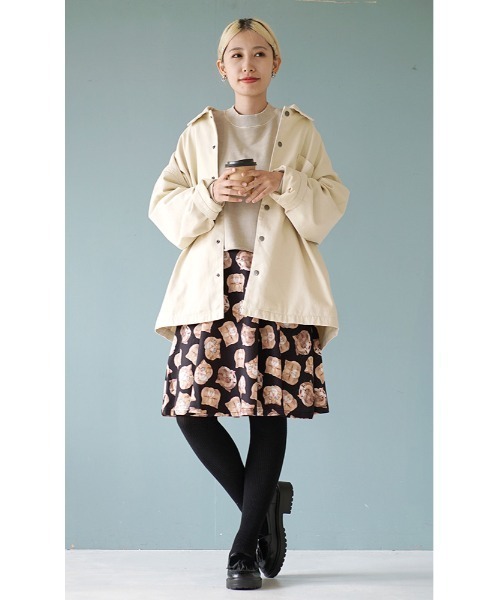 セール】【丈が選べる】ねこ・ネコ・猫・CATスカート（スカート