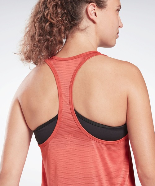 Reebok(リーボック)の「メッシュ バック タンク トップ / Mesh Back Tank Top(タンクトップ・レディース・ブラック/レッド系その他/ブラック系その他/ホワイト・SMALL/MEDIUM/LARGE/X-LARGE/XX-LARGE/X-SMALL)」の11枚目の写真