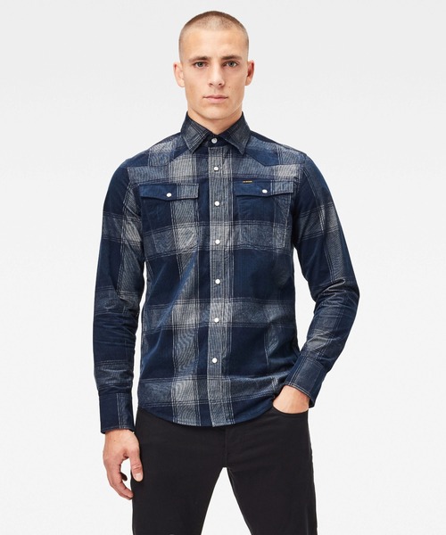 G-STAR(ジースター)の「3301 Slim Shirt Check(シャツ/ブラウス・メンズ・チェック・MEDIUM/SMALL/X-SMALL/LARGE)」の1枚目の写真