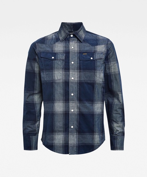 G-STAR(ジースター)の「3301 Slim Shirt Check(シャツ/ブラウス・メンズ・チェック・MEDIUM/SMALL/X-SMALL/LARGE)」の5枚目の写真