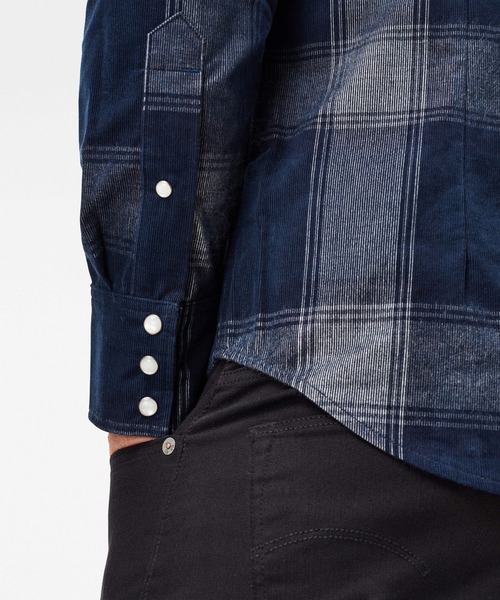G-STAR(ジースター)の「3301 Slim Shirt Check(シャツ/ブラウス・メンズ・チェック・MEDIUM/SMALL/X-SMALL/LARGE)」の4枚目の写真