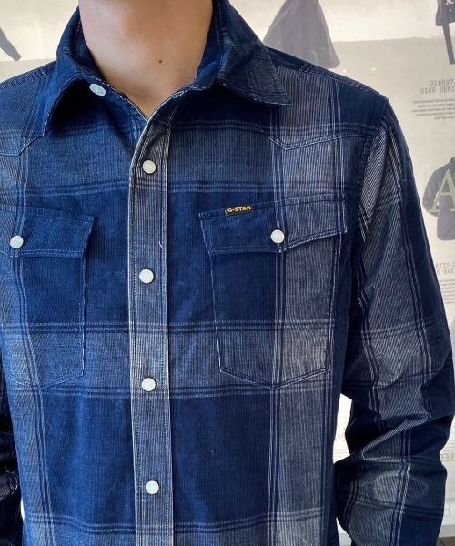 G-STAR(ジースター)の「3301 Slim Shirt Check(シャツ/ブラウス・メンズ・チェック・MEDIUM/SMALL/X-SMALL/LARGE)」の8枚目の写真