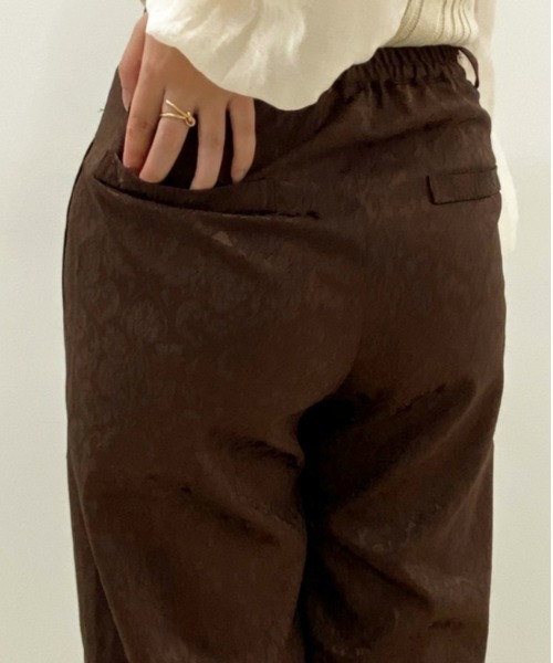 apres jour（アプレジュール）の「ジャガードパンツ【ZOZOTOWN限定アイテム】（その他パンツ・レディース・ダークブラウン/ブルー/ベージュ・MEDIUM/X-LARGE/X-SMALL/SMALL）」の18枚目の写真