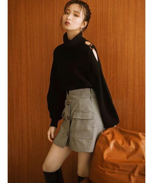 RESEXXY（リゼクシー）の「ハイウエストスカパン（その他パンツ・レディース・ブラック/ブラウン・FREE）」の5枚目の写真