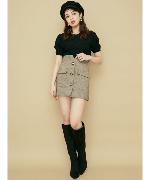 RESEXXY（リゼクシー）の「ハイウエストスカパン（その他パンツ・レディース・ブラック/ブラウン・FREE）」の7枚目の写真