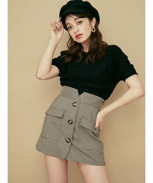 RESEXXY（リゼクシー）の「ハイウエストスカパン（その他パンツ・レディース・ブラック/ブラウン・FREE）」の8枚目の写真