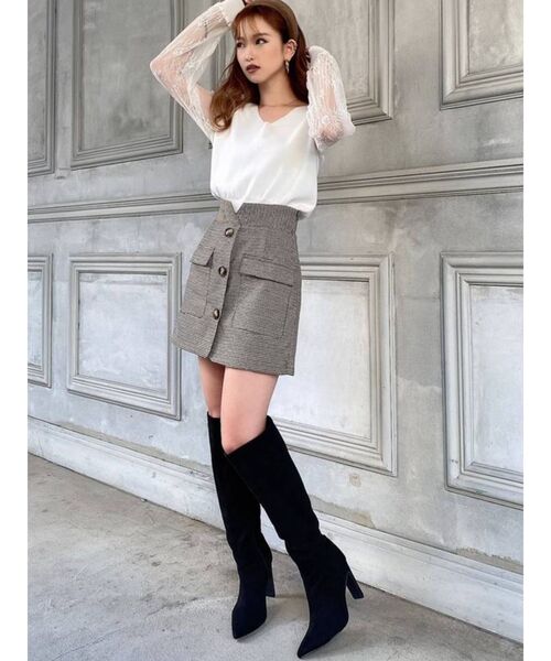 RESEXXY（リゼクシー）の「ハイウエストスカパン（その他パンツ・レディース・ブラック/ブラウン・FREE）」の10枚目の写真