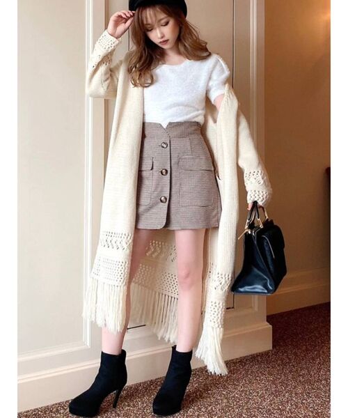 RESEXXY（リゼクシー）の「ハイウエストスカパン（その他パンツ・レディース・ブラック/ブラウン・FREE）」の13枚目の写真