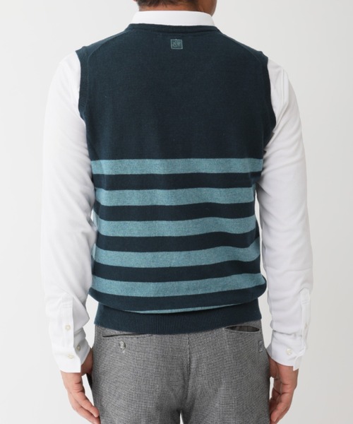 ZOY(ゾーイ)の「《ZOY》MENS HESTIA ニットベスト(ベスト・メンズ・チャコールグレー/グリーン系その他・1/2/3)」の5枚目の写真