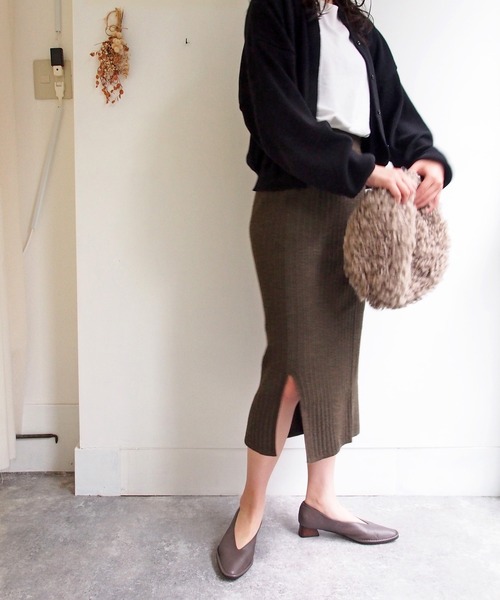 apres（アプレ）の「スクエアトゥパンプス　-8650337（パンプス・レディース・ブラック/グレー/ワイン/グレイッシュベージュ・22.5cm/23.5cm/24.5cm/23.0cm/24.0cm）」の14枚目の写真