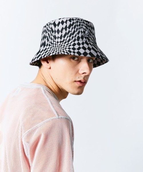 帽子 KANGOL Warped Check Bucket 2021ss KANGOL Warped Check Bucket 2021ss - メルカリ