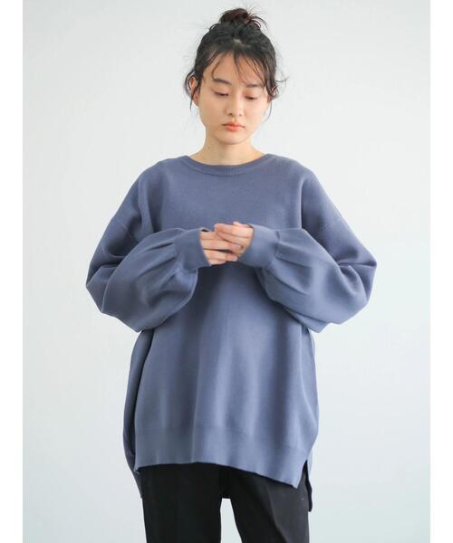 AMERICAN HOLIC（アメリカンホリック）の「ミラノリブニットプルオーバー（ニット/セーター・レディース・ミント/ライトベージュ/ラベンダー/キャメル/ブルー・M/L）」の15枚目の写真