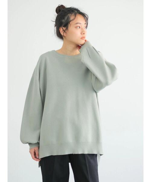 AMERICAN HOLIC（アメリカンホリック）の「ミラノリブニットプルオーバー（ニット/セーター・レディース・ミント/ライトベージュ/ラベンダー/キャメル/ブルー・M/L）」の19枚目の写真