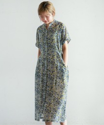 NOMBRE IMPAIR | Liana Flower　5分袖ワンピース(ワンピース)