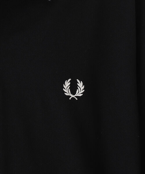 FRED PERRY（フレッドペリー）の「FRED PERRY × BEAMS / 別注 Over Size Polo Shirts（ポロシャツ・メンズ・ネイビー/ブラック・LARGE/SMALL/MEDIUM/X-LARGE）」の7枚目の写真