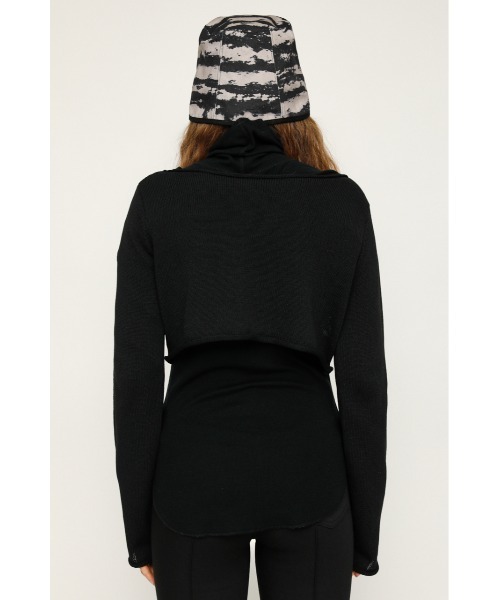 SLY（スライ）の「SPRING CROPPED KNIT クロップド ニット（ニット/セーター・レディース・ライトブルー/ブラック/アイボリー・FREE）」の16枚目の写真