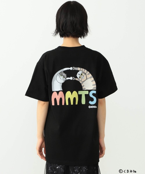 mmts（マミタス）の「＜UNISEX＞くまみね × mmts / 手つなぎ猫T