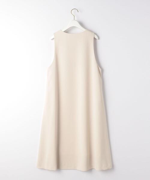 closet story（クローゼットストーリー）の「＜closet story＞□ジョーゼット Aライン ジャンパースカート -手洗い可能-（ジャンパースカート・レディース・ブラック/ナチュラル・FREE）」の10枚目の写真