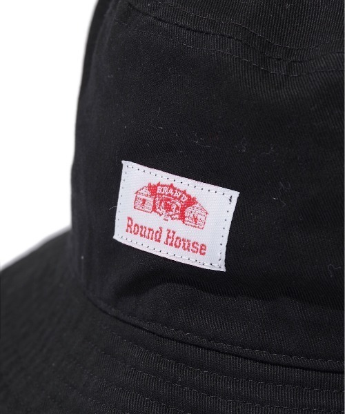 ROUND HOUSE（ラウンドハウス）の「【ROUND HOUSE / ラウンドハウス】タグデザイン バケットハット（ハット・メンズ・ホワイト/ブラック・ONESIZE）」の7枚目の写真
