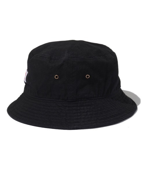 ROUND HOUSE（ラウンドハウス）の「【ROUND HOUSE / ラウンドハウス】タグデザイン バケットハット（ハット・メンズ・ホワイト/ブラック・ONESIZE）」の8枚目の写真