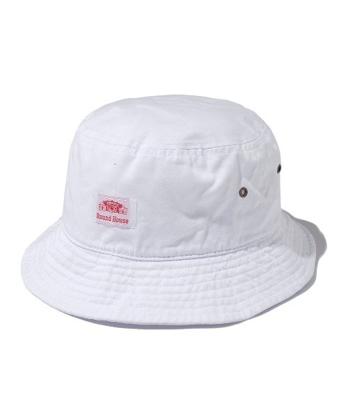 ROUND HOUSE（ラウンドハウス）の「【ROUND HOUSE / ラウンドハウス】タグデザイン バケットハット（ハット・メンズ・ホワイト/ブラック・ONESIZE）」の11枚目の写真
