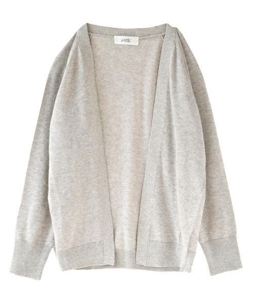 zootie（ズーティー）の「【涼しく羽織る、大人カーディガン】 コットンリネン ショートトッパー カーディガン（カーディガン/ボレロ・レディース・マジェンタ/グリーン/ブラック/オートミール/ターコイズブルー/マスタード/パープル/ロイヤルブルー/レッド/オレンジ・M）」の11枚目の写真