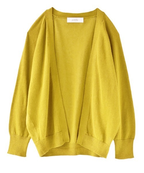 zootie（ズーティー）の「【涼しく羽織る、大人カーディガン】 コットンリネン ショートトッパー カーディガン（カーディガン/ボレロ・レディース・マジェンタ/グリーン/ブラック/オートミール/ターコイズブルー/マスタード/パープル/ロイヤルブルー/レッド/オレンジ・M）」の19枚目の写真