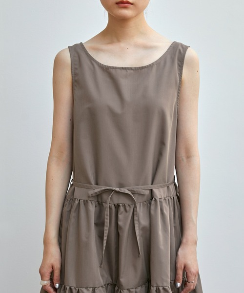 EMMA（EMMA CLOTHES）（エマ）の「【EMMA】3WAYフレンチスリーブティアードロングワンピース（ワンピース・レディース・ホワイト/ブラック/グリーン/モカ・FREE）」の22枚目の写真