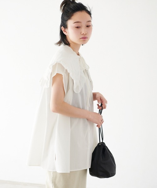 forksy.（フォルクシー）の「【forksy.】2WAYスタンドカラーシャツビックカラーセット（シャツ/ブラウス・レディース・ホワイト系その他/ブラック系その他/ホワイト系その他2/ホワイト系その他3/ブラック系その他2/ブラック系その他3/ブラック系その他4/ブラック系その他5/ブラック系その他6/ホワイト/ブラック・FREE）」の19枚目の写真