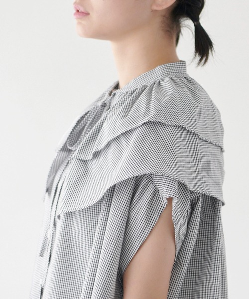 forksy.（フォルクシー）の「【forksy.】2WAYスタンドカラーシャツビックカラーセット（シャツ/ブラウス・レディース・ホワイト系その他/ブラック系その他/ホワイト系その他2/ホワイト系その他3/ブラック系その他2/ブラック系その他3/ブラック系その他4/ブラック系その他5/ブラック系その他6/ホワイト/ブラック・FREE）」の18枚目の写真